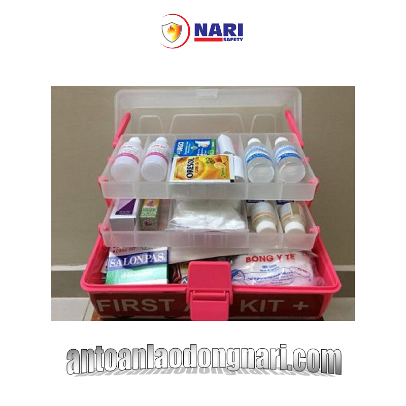 Hộp Cứu Thương FIRST AID KIT (Dùng cho 40 người)